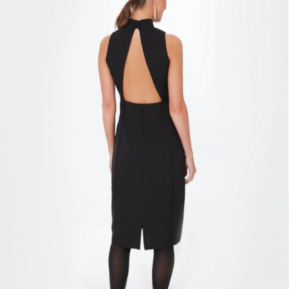 Tuckernuck BACKLESS Black Claudia Dress, NWT